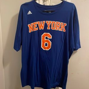Men's Adidas Knicks Porzingis Tee 2XL